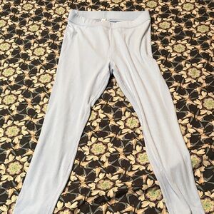 ALO Yoga Sky Blue Ribbed Leggings